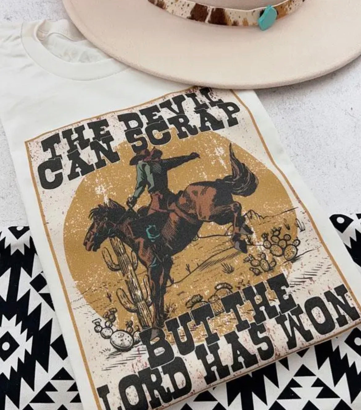 Western Vintage Short Sleeve Tshirt