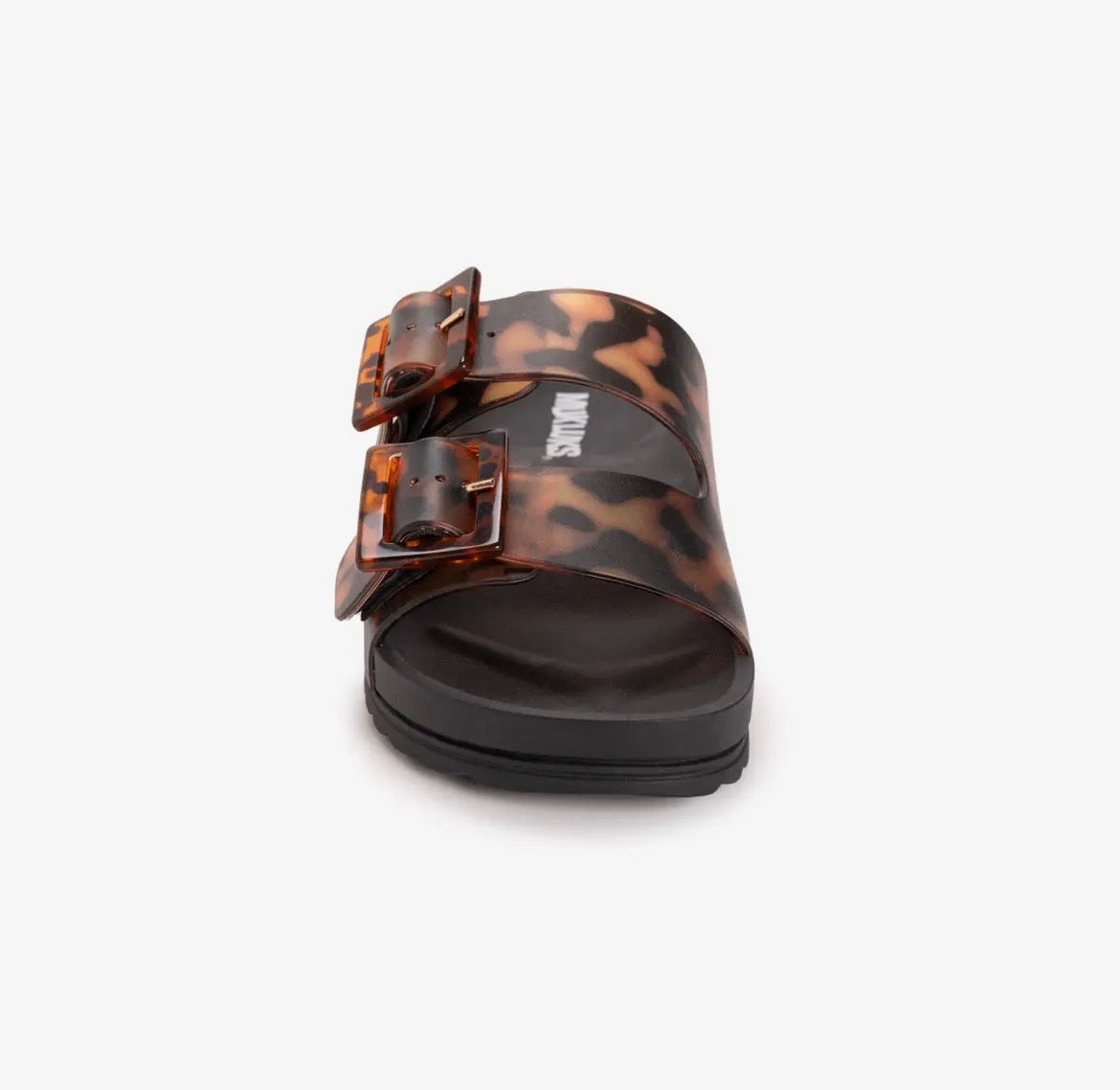 Tortoise Double Buckle Slides Muk Luks