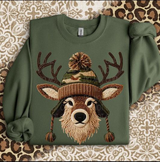 Graphic Reindeer Sweatshirt
