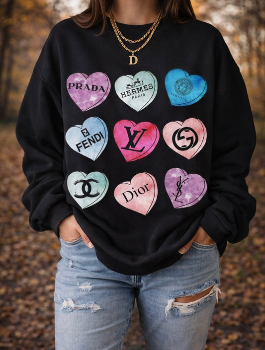 Luxe Heart Sweatshirt