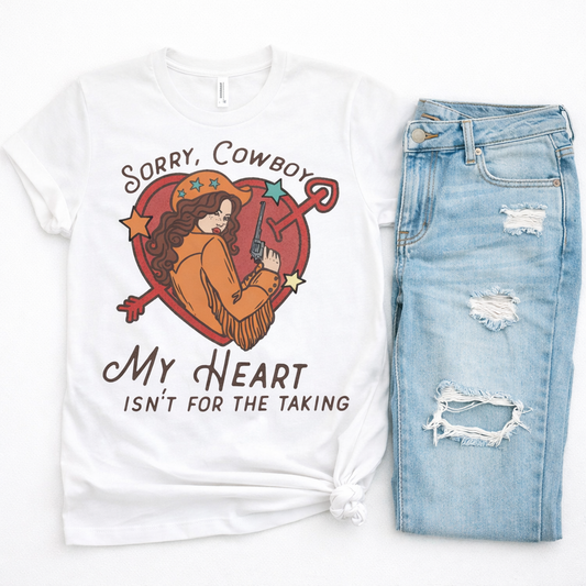 Sorry Cowboy Tee